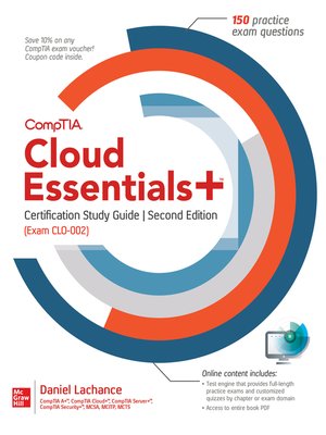 cover image of CompTIA Cloud Essentials+ Certification Study Guide (Exam CLO-002)